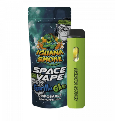 GORILLA GLUE Pod 10-OH - Space Vape Gorilla Glue 90% 2ML Iguana Smoke