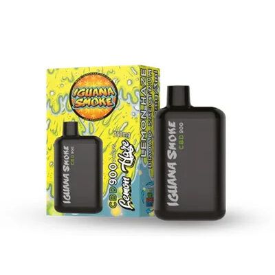 CBD Desechable Broad Spectrum 750mg Lemon Haze Iguana Smoke