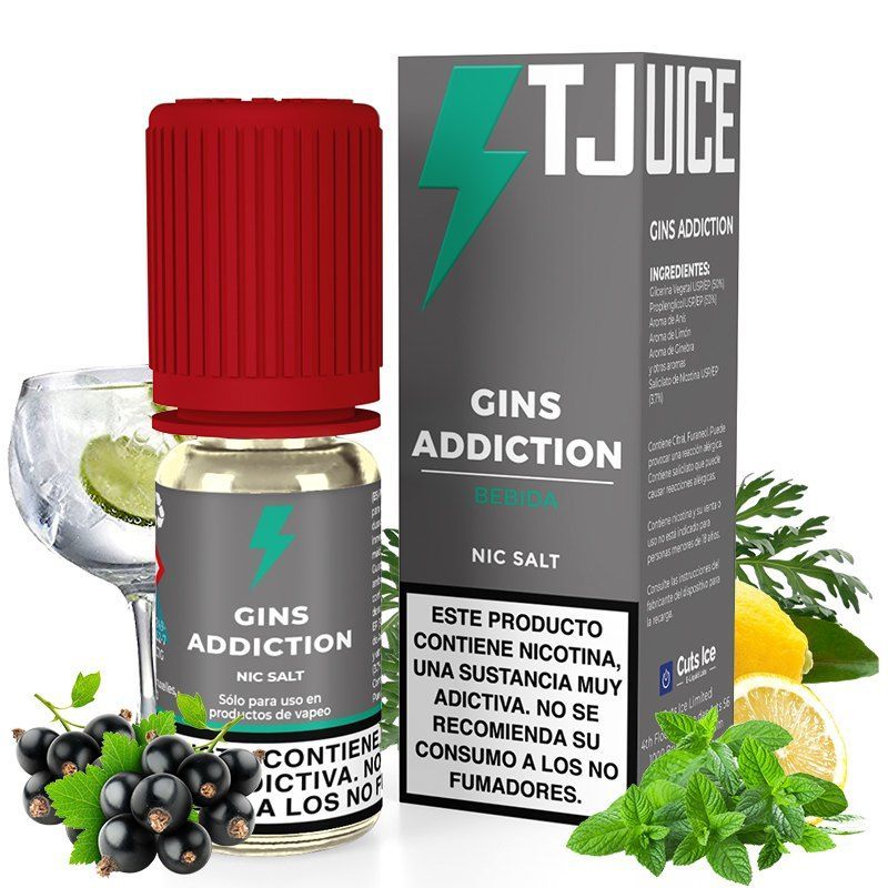 Halcyon Haze T-Juice Salts Gin's Addiction 20mg 10ml