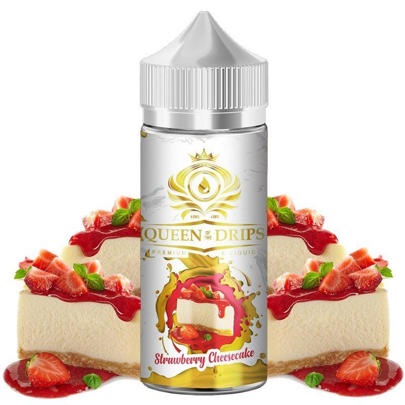 Queen Of The Drips Strawberry Cheesecake 100ml 0mg TPD