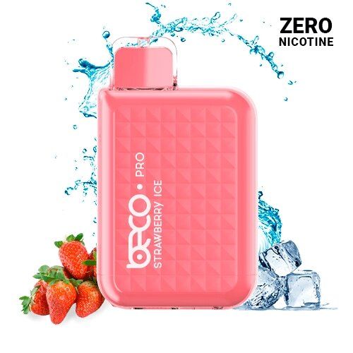 Vaptio Beco Pro Disposable Strawberry Ice 12ml ZERO NICOTINE