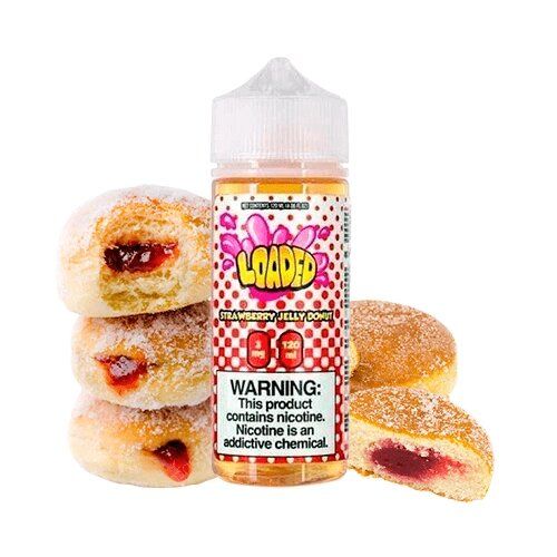 Loaded Strawberry Jelly Donut 100ml 0mg TPD