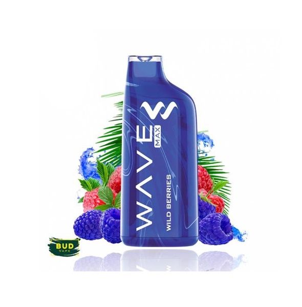 Wild Berries Wave Max 8000 by Bud Vape ZERO NICOTINE