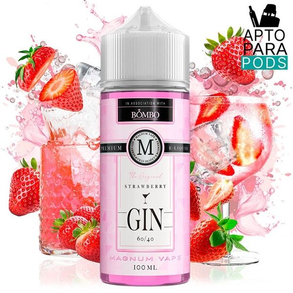Magnum Vape by Bombo Strawberry Gin 100ml 0mg