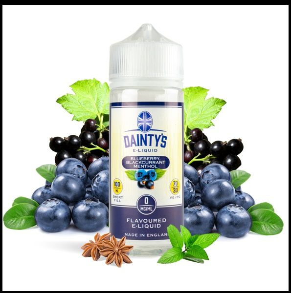 Dainty's Premium Blueberry Blackberry Menthol 100ml 0mg