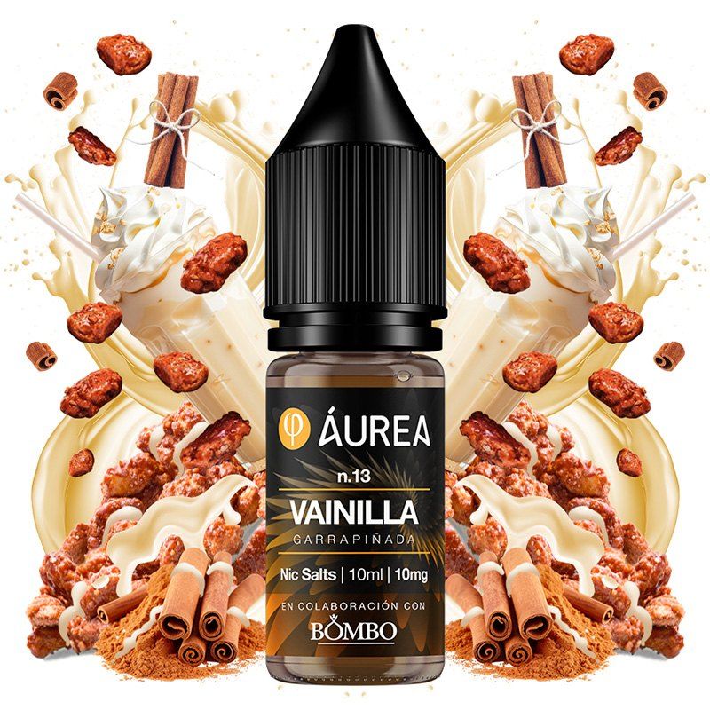 Aurea E-Liquids Salt Nº13 Vainilla Garrapiñada 20mg 10ML