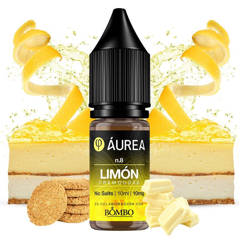 Aurea E-Liquids Salt Nº8 Creamousse de Limón 20mg 10ML