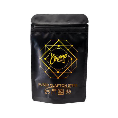 Charro Coils Dual Fused Clapton Steel 0.12 Ohm (Pack 2)