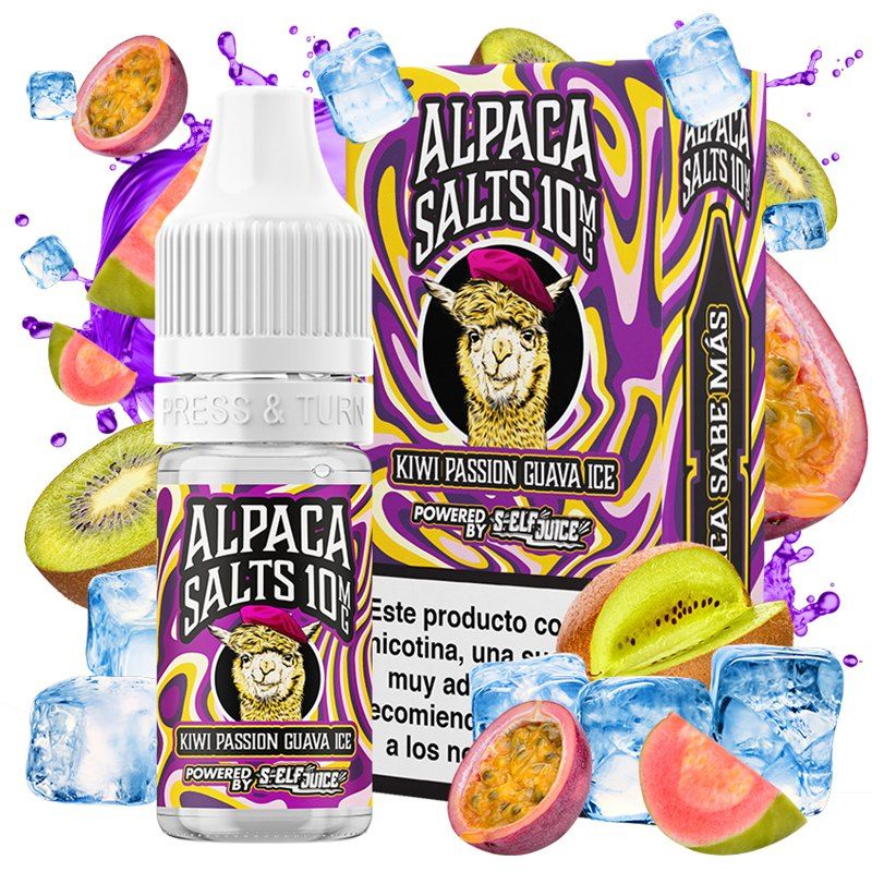 Alpaca Salt Kiwi Passion Guava Ice 20mg 10ml by Self Juice