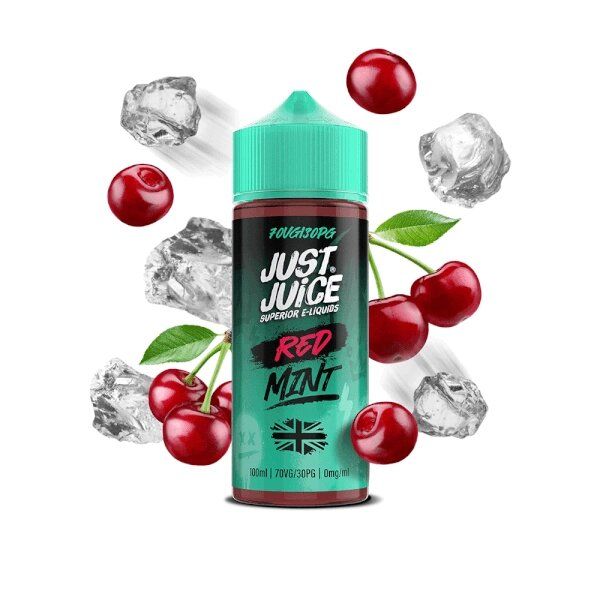 Just Juice Mint Range Red Mint 100ml 0mg