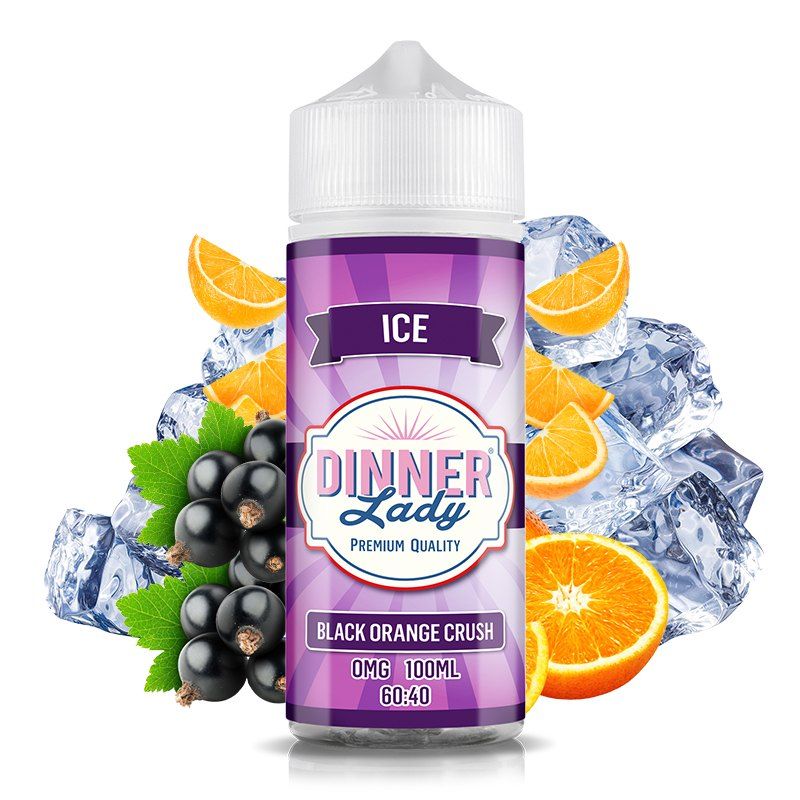 Dinner Lady Black Orange Crush Ice 100ml 0mg