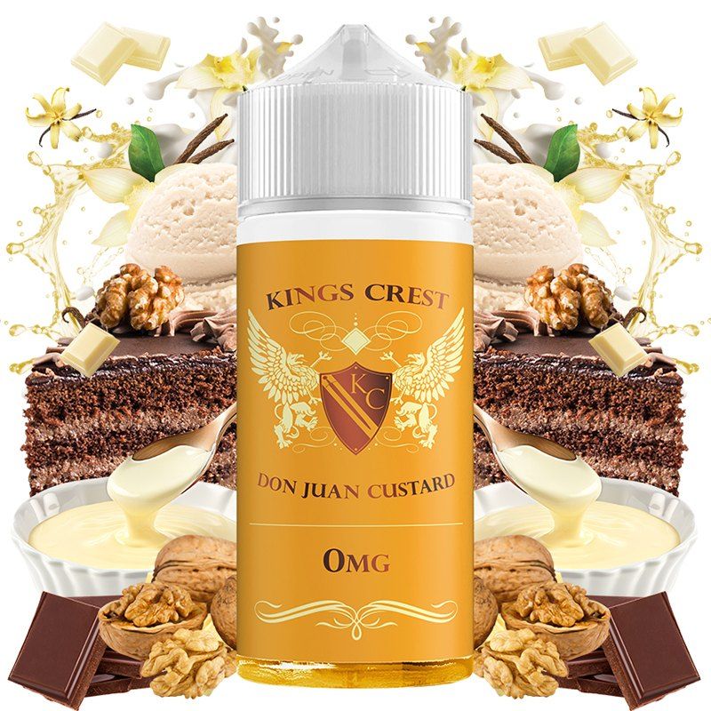 Kings Crest Don Juan Custard 100ml 0mg