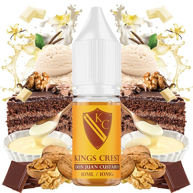 Kings Crest Salts Don Juan Custard 10ml TPD 10 mg