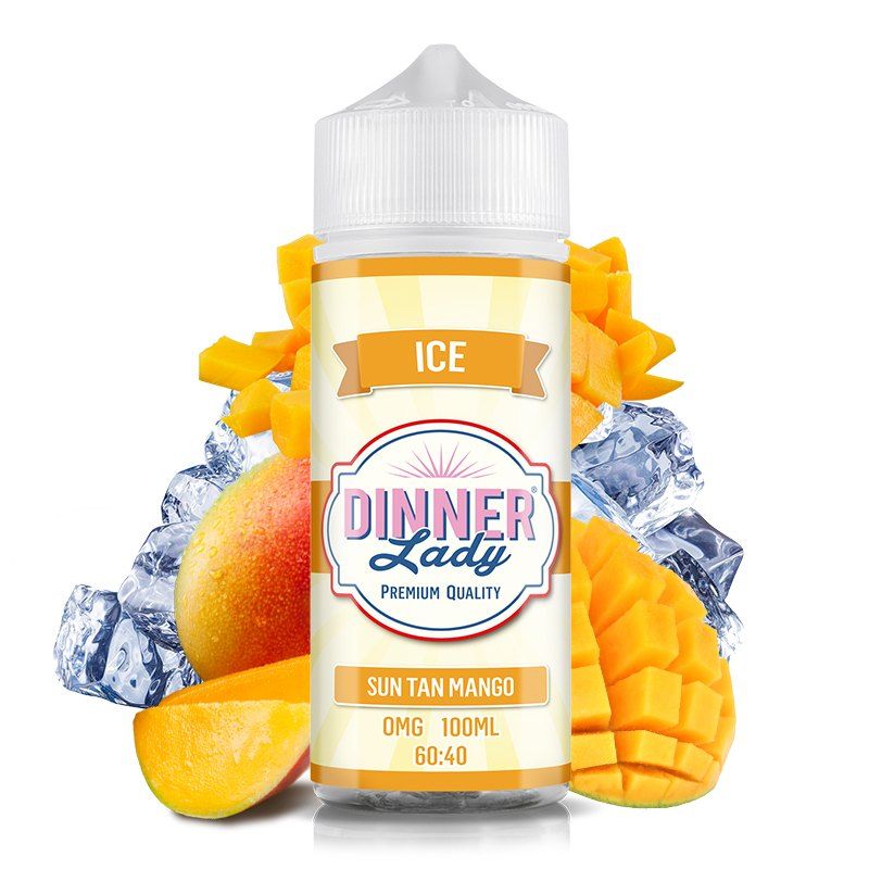 Dinner Lady Sun Tan Mango 100ml 0mg