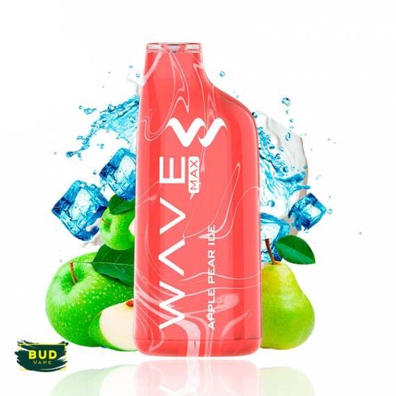 Apple Pear Ice Wave Max 8000 by Bud Vape ZERO NICOTINE