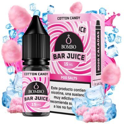 Cotton Candy Ice  15mg 10ml - Bombo Bar Juice Salts