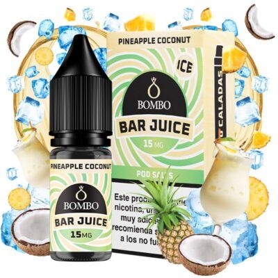 Pineapple Coconut Ice 15mg 10ml - Bombo Bar Juice Salts