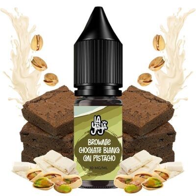Brownie Chocolate Blanco con Pistacho 20mg salt LaYaya by Bombo E-Liquids