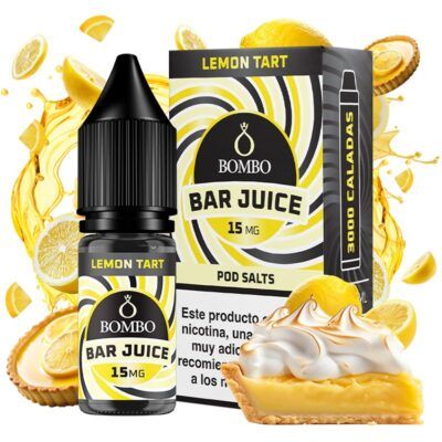 Lemon Tart 15mg 10ML Bombo Bar Juice Salts
