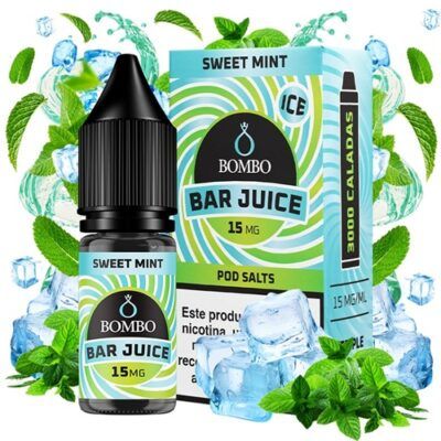 Sweet Mint Ice 15mg 10ml - Bombo Bar Juice Salts