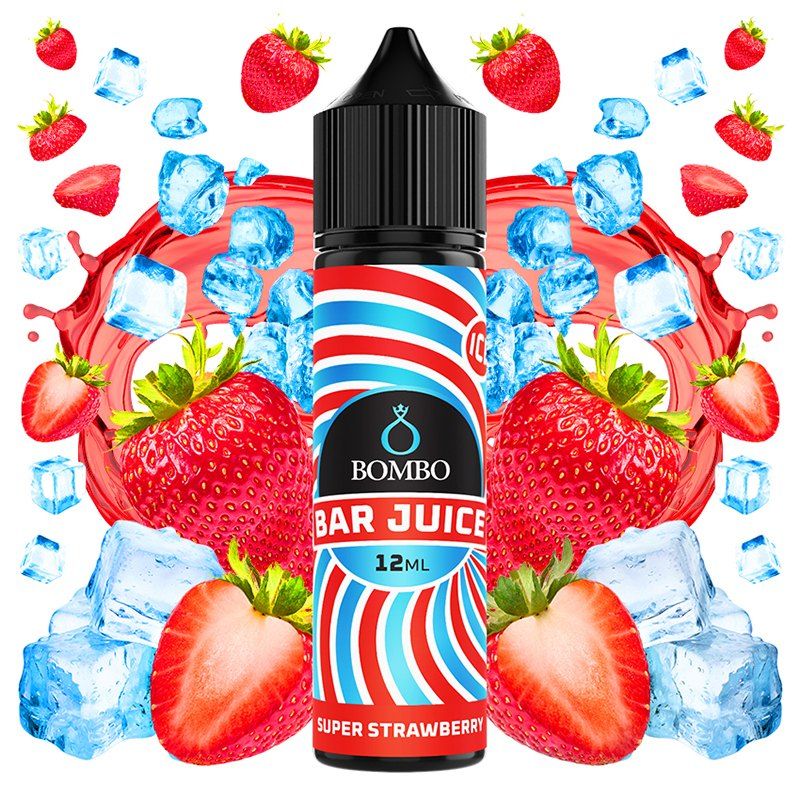 Aroma Super Strawberry Ice 12ml/60 Longfill by Bombo Bar Juice (copia)