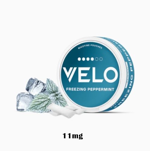 Velo Nicotine Pouches Freezing Peppermint 11mg X-strong