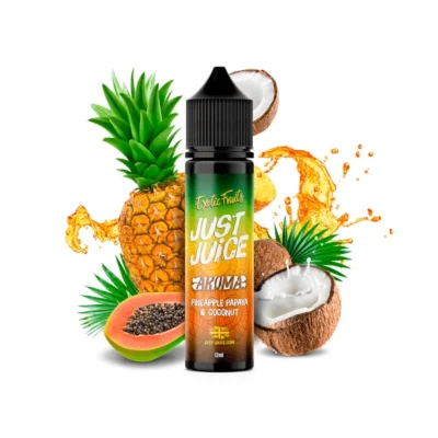 Aroma Longfill Just Juice Exotic Fruits Papaya, Pineapple & Coconut 12ml/60ml