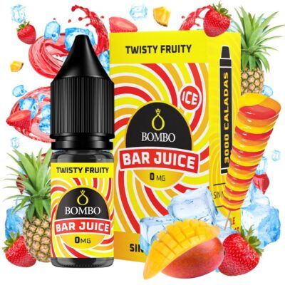 Twisty Fruity 0mg 10ml - Bombo Bar Juice Salts SIN NICOTINA