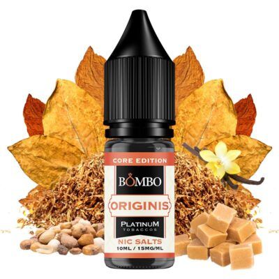 Bombo Core Edition E-Liquids Originis 10ml 15mg - Platinum Tobaccos Nic Salts