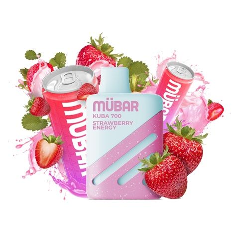 Mubar Kuba Strawberry Energy Desechable 20mg 2%