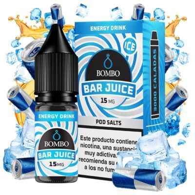 Energy Drink Ice 15mg 10ml - Bombo Bar Juice Salts
